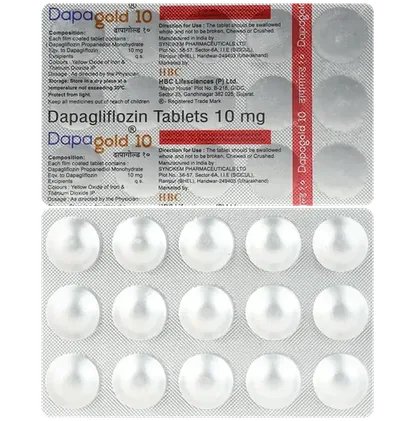 dapagold 10mg tablet 15's